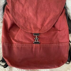 Rough & Tumble waxed canvas 1904 backpack
